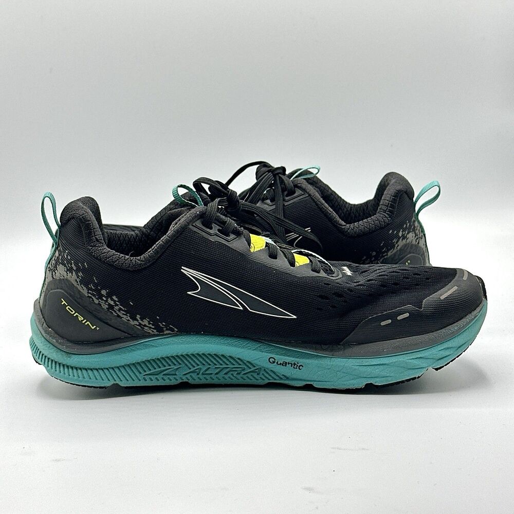 Altra Torin 4 Women's 7.5 Black Teal Athletic Running Sneakers Lace Up Low Top - Picture 6 of 15